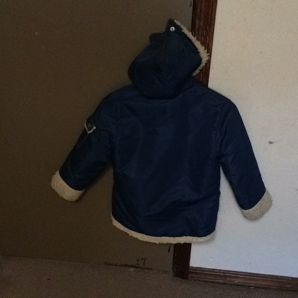 Blue winter jacket - Picture 2 of 2